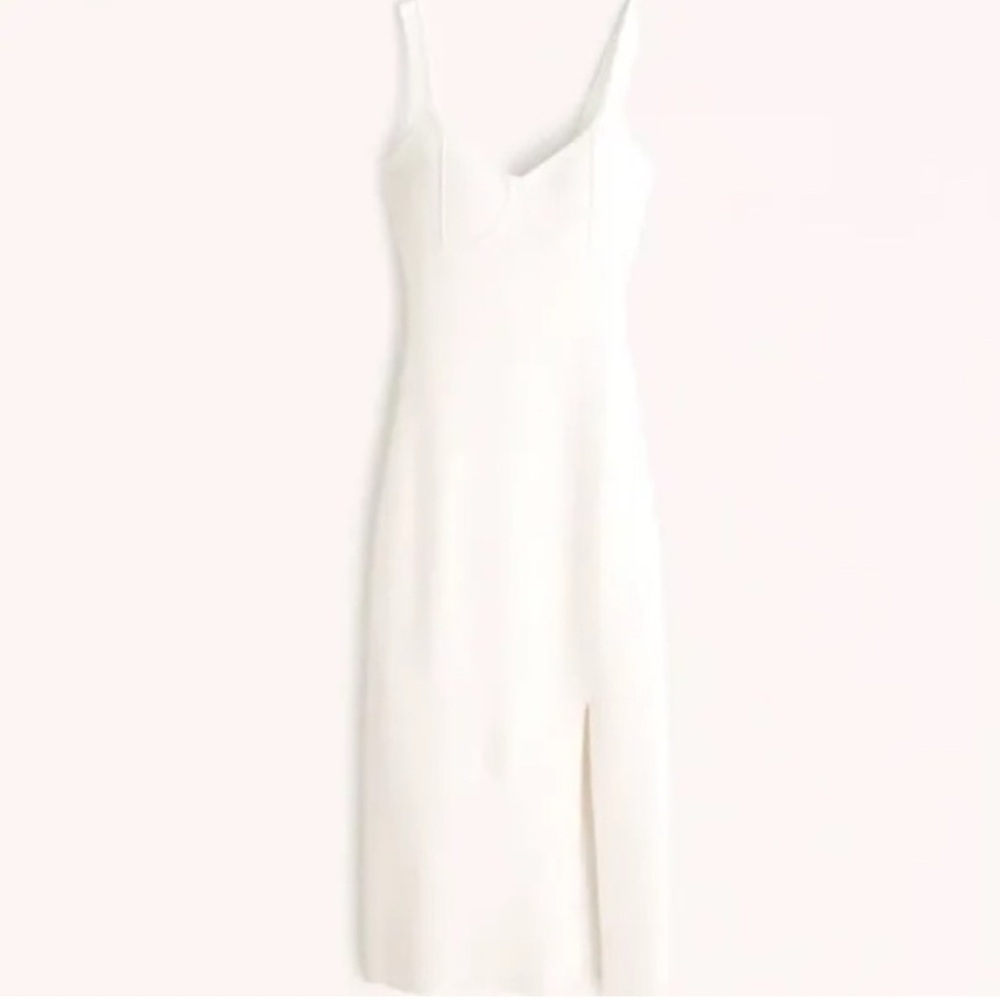 Abercrombie and Fitch Corset Midi Sweater dress